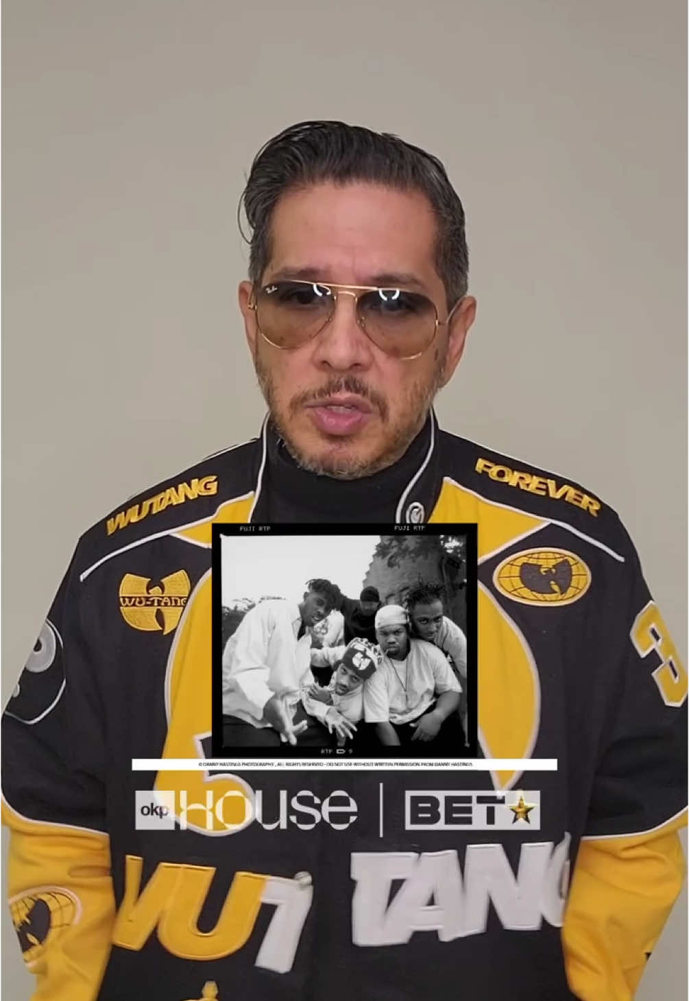 The relationship between #wutangclan and #dannyhastings has come full circle. In the early '90s, Danny Hastings worked with Wu-Tang Clan for several photoshoots. Now, over two decades later, the iconic group has trusted this photography legend with his creative eye as the Creative Director for Wu-Tang Productions. 📍 Join us tomorrow (Thursday, December 5) to see exclusive photos from the golden era of Hip-Hop in the “Latent Images by Danny Hastings” exhibit. #OkayplayerHouse #OKPHouse #OKP #ArtBasel #Miami #wutang #90s #90shiphop #hiphop #photographer #artexhibit 