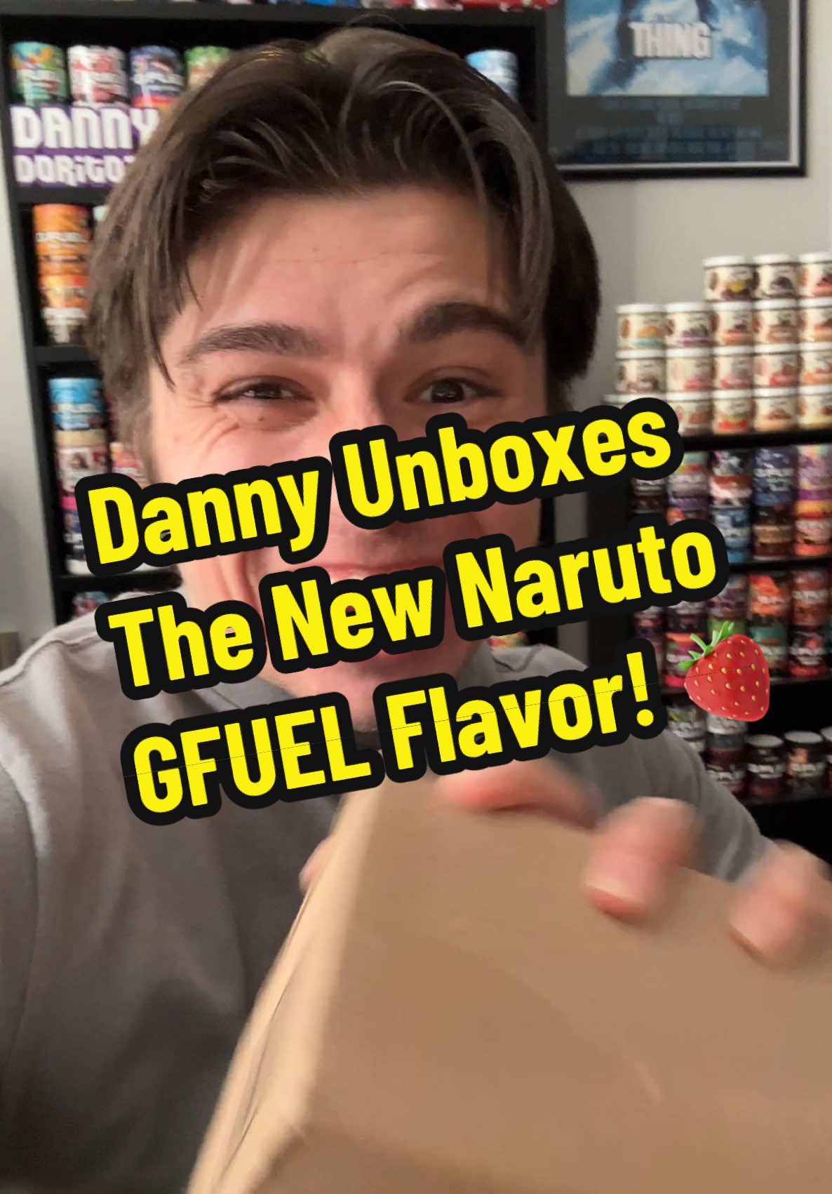 She knows 😭 @G FUEL Energy #gfuel #naruto #unboxing #sneaky 