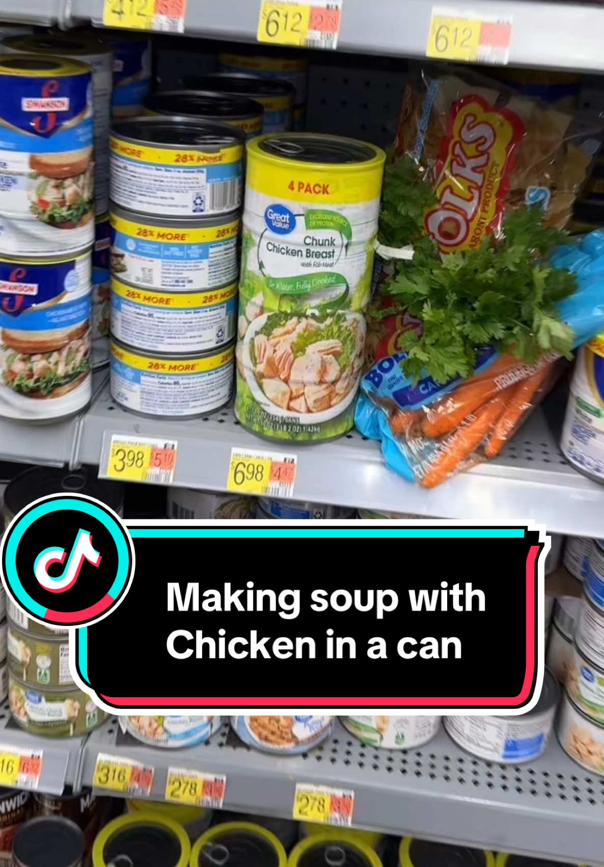 Lets make Chicken noodle Soup with Chicken in a Can!🤯👨‍🍳#magicmind #magicmindpartner #fyp #fypシ #Foodie #foodvlog #foodvloger #chopelasreviews #foodietiktok #cooking #soup 