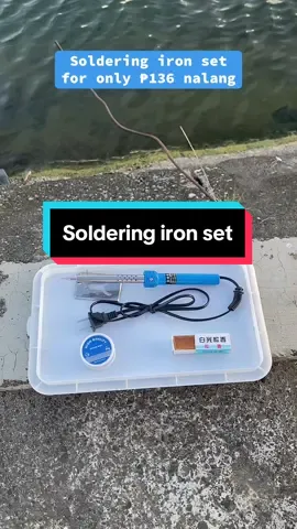 Mabilis tumunaw ng lead at matibay na rin itong soldering set na nabili, sulit na sulit ❤️ #soldering #solderingiron #solderingironset #solderingironkit 