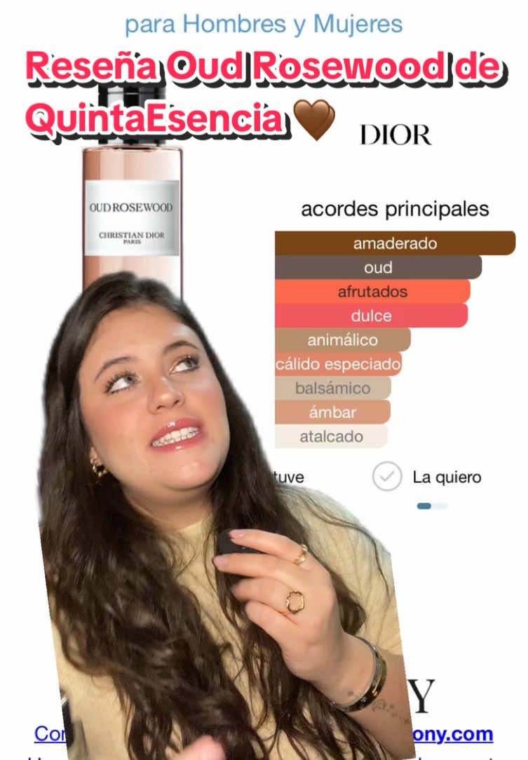 Reseña Oud Rosewood de Dior en la inspiración de @Quintaesencia 🤎  #fragancias #perfumes #aromas #perfumetiktok #perfumetok #fragrance #fragrancetok #fyp #perfumeando #foryoupage #foryou #reseñadeperfumes #oudrosewood #dior #quintaesencia 