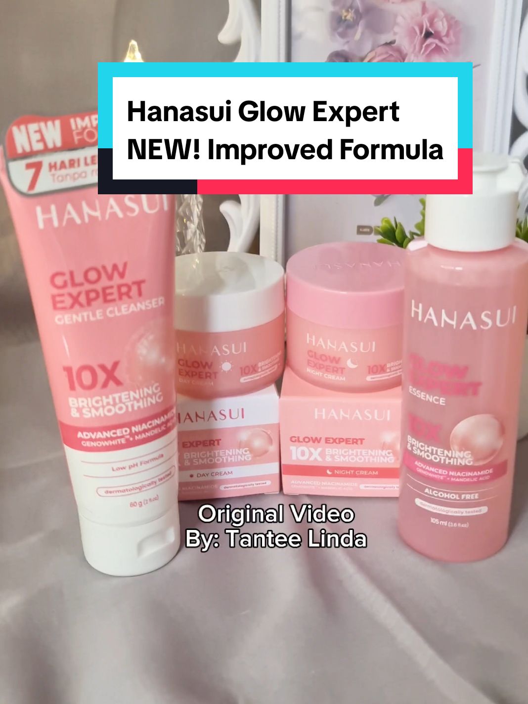 Hanasui Glow Expert Formula dan packaging baru  #hanasui #hanasuiskincare #hanasuiglowexpert #hanasuiglowexpertseries #reviewskincare #belilokal #hargajuara #wibgajian #gilagilajualan #cuantanpabatas #belanjaditiktok #skincarelokal #skincarebumil #skincarebumilbusui #cantikmuhanasui @officialhanasui 