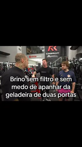 Brino na academia com Cariani e Toguro sem medo de apanhar @brino #academia #brino #bruninzor 