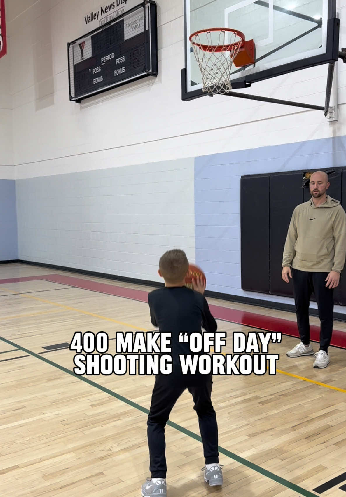 400 MAKES “Off Day” Shooting Workout ‼️ - An easy way to still get your reps in without tons of movement. Share with a young hooper/Sniper  Focus on: -Catch + Shoot -Squaring up to Target -Footwork -Pick ups of the dribble -Free Throws