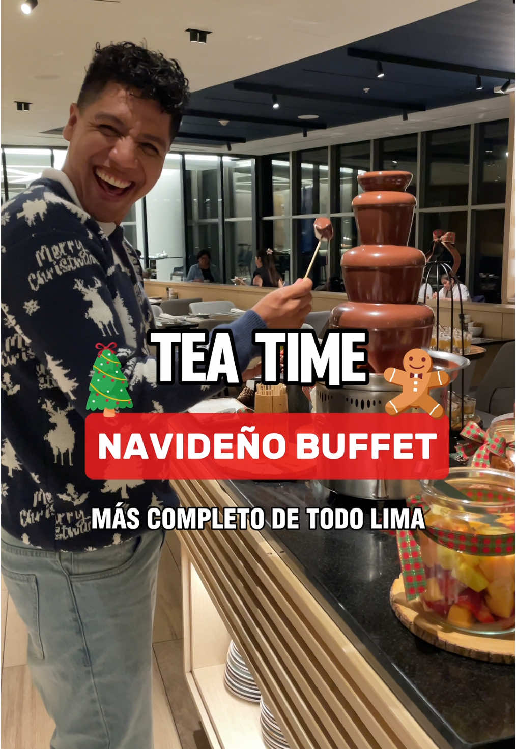 ¡Conoce uno de los Tea Time Navideños más completos de todo Lima! ☕️🎄🎅🏻 Se trata de la propuesta de Tea Time Navideño del @jwmarriottlima 🙌🏻 🕦 Atienden de lunes a sábado de 5:30 pm a 8 pm 💶 Precio: S/ 109 x adulto / S/ 55 x niño Y si tú también quieres disfrutar de este y más Tea Time Navideños, pero no tienes un dinero asignado para ello, tranquilo, porque te comparto mi as bajo la manga en este video 😉  #teatime #teatimenavideño #teatime☕️ #teatimelima #lonche #lonchenavideño #jwmarriot #buffetnavideño #teatimebuffet #navidad #ideasnavideñas #compartirnavideño #limaperu