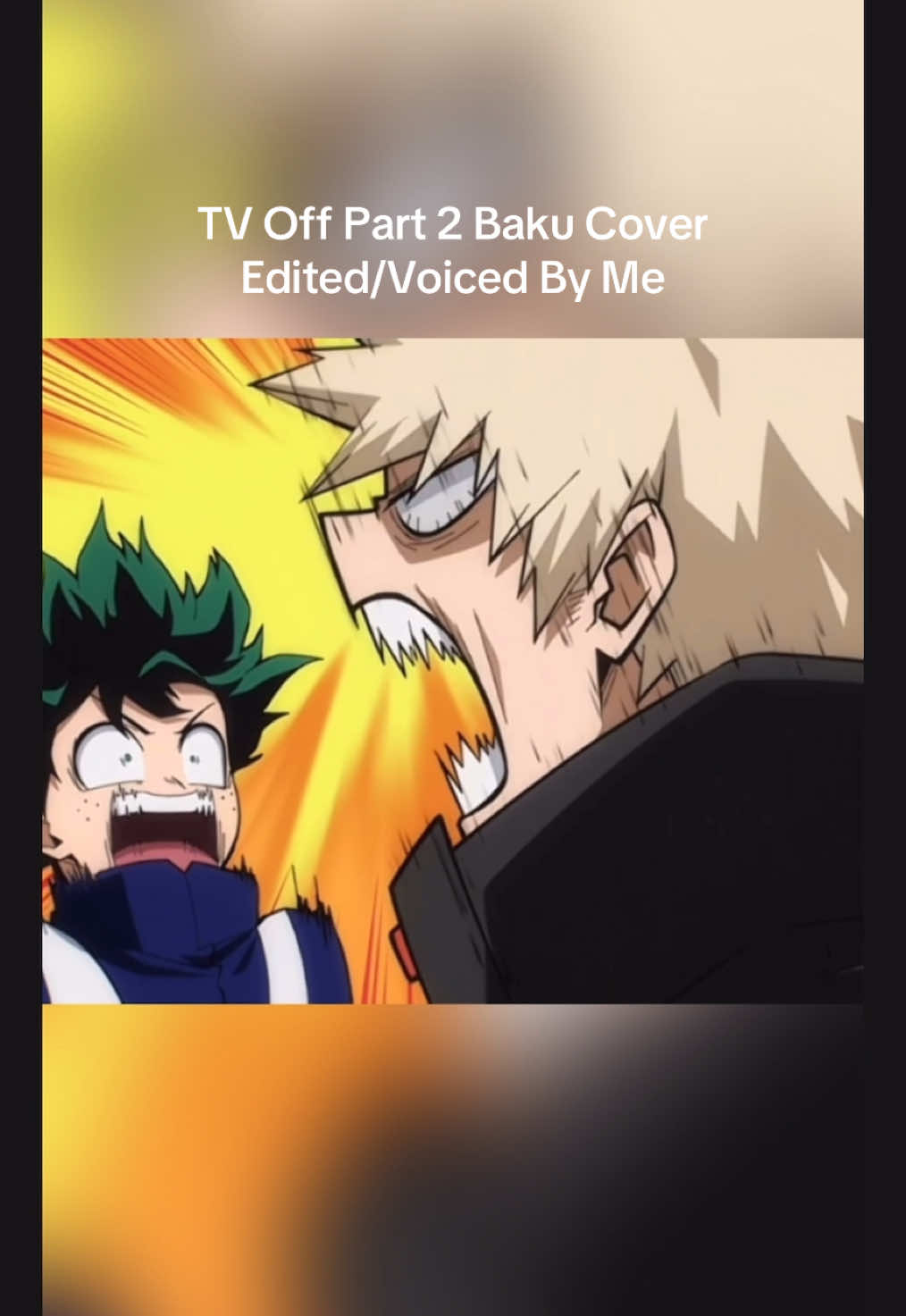 TV Off Part 2 But Kacchan’s Turn!? Thank you all so much for the support in the last cover! It means the world to me! Go Beyond! #mha #myheroacademia #bnha #katsukibakugou #bakugou #bakudeku #deku #voiceactor #voicecover #animeedit #foryo #fyp #trending 
