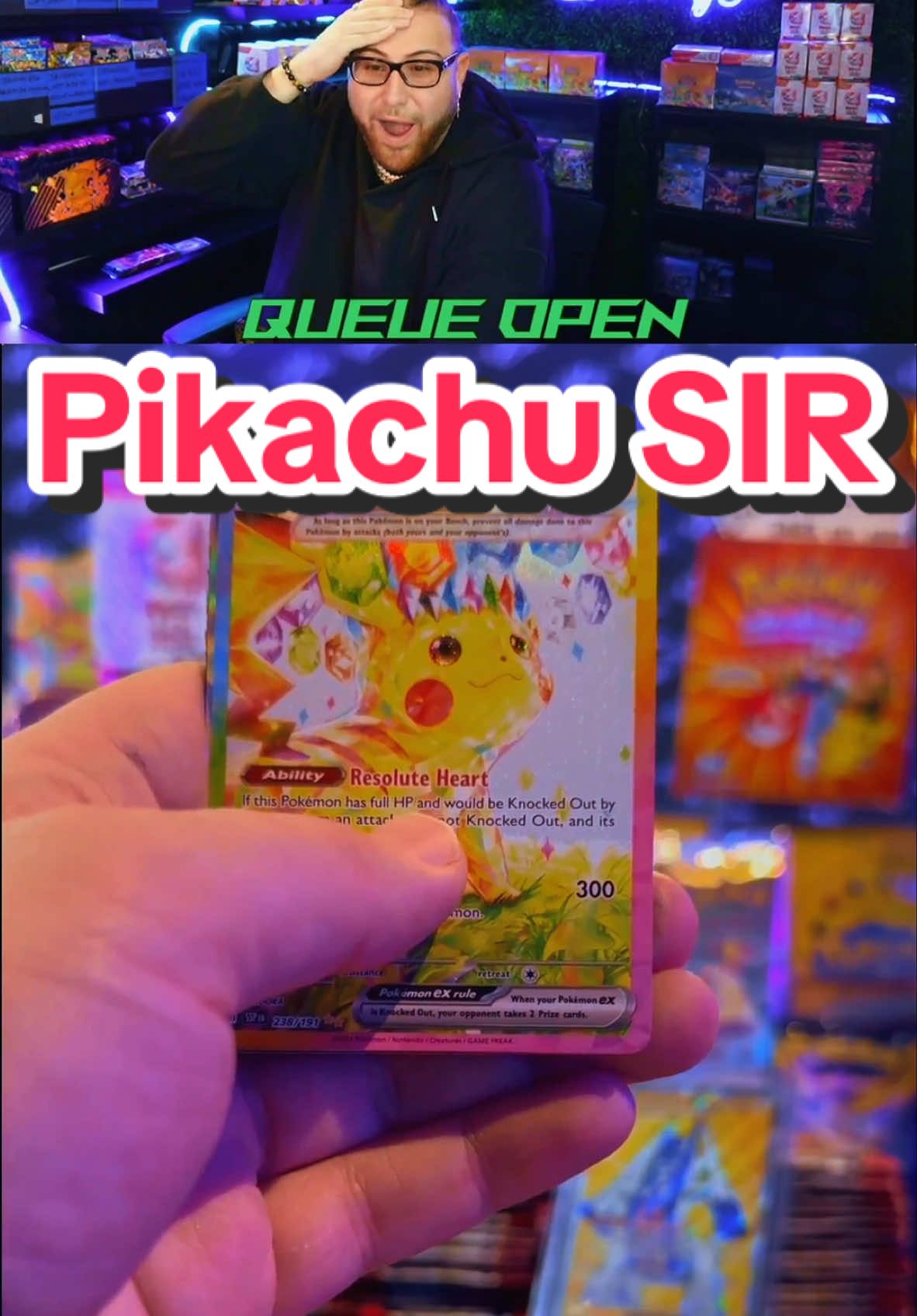 Pikachu SIR hit once again ! Can we do it more and maybe get the Gold ! #pokemon #pokemoncards #live #ripandship #ripnship #151 #pokemontiktok #pokemonscarletviolet #pokemoncommunity #charizard #pokemontcg #blackfriday #blackfridaysale #cybermonday #spotlightfinds #blackfridaydeals #tiktokshopblackfriday 