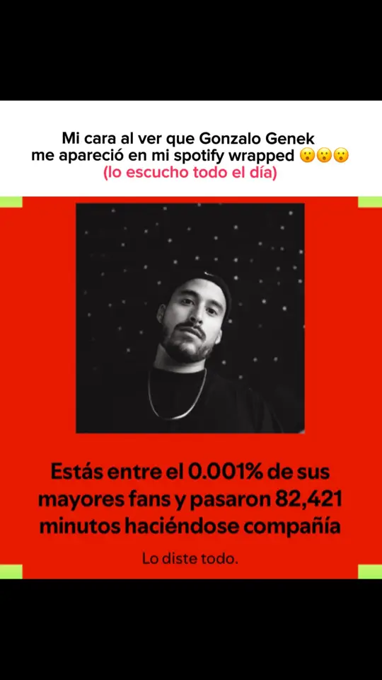 cómo que @Gonzalo Genek ?? || más por ig:flowam4zing #gonzalogenek #spotify #spotifywrapped #fyp 