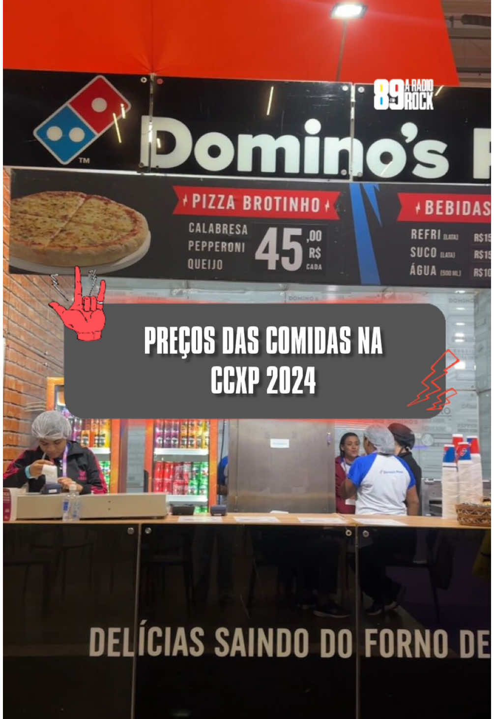 CONFIRA O PREÇOS DAS COMIDAS DA CCXP 2024 O que você achou dos preços das comidinhas da CCXP? #89 #89fm #89aradiorock #radiorock #aradiorock #ccxp #comicconexperience