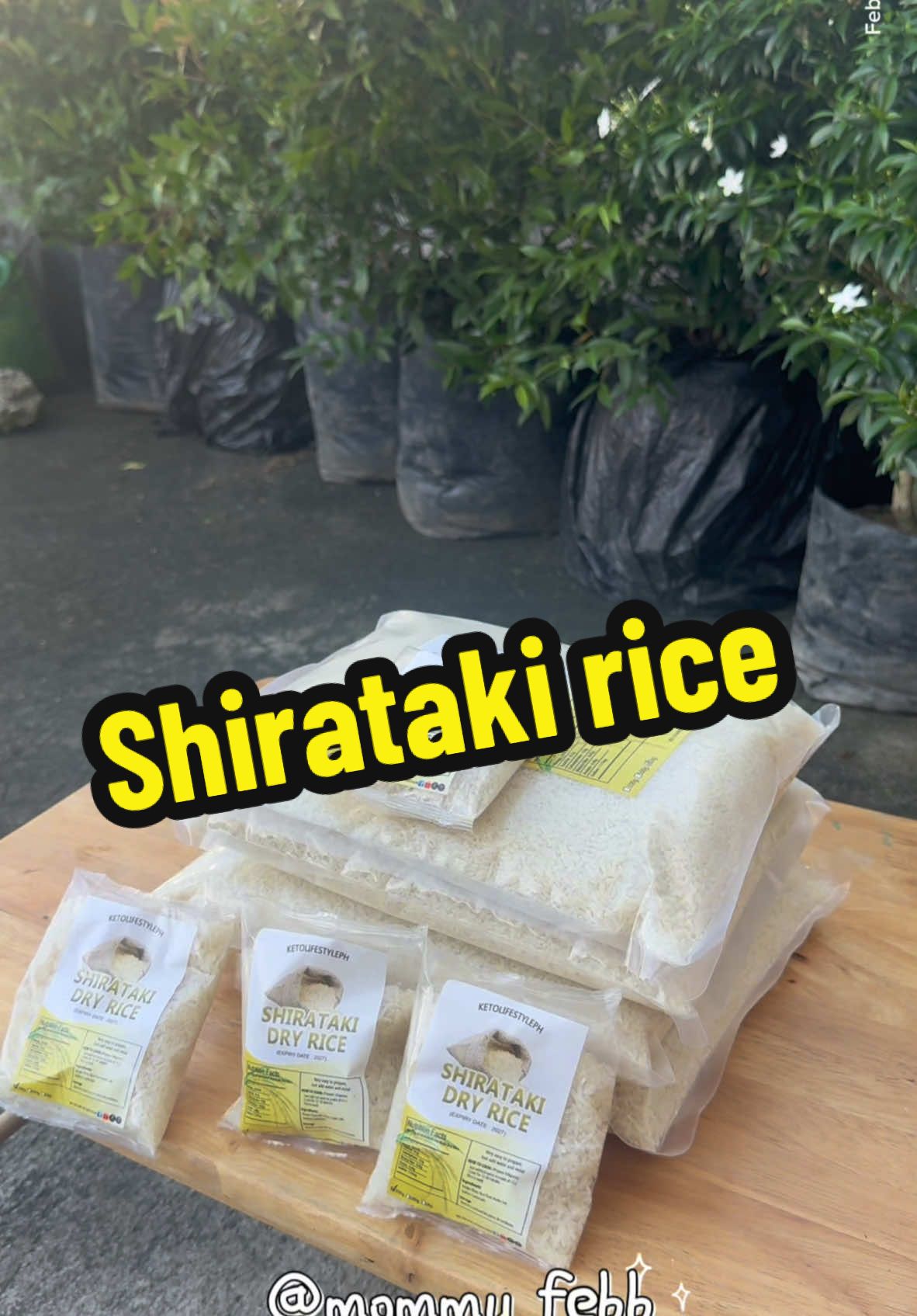 Your healthy alternative to your regular white rice! #shirataki #shiratakirice #konjacrice #driedrice #ketolifestyle  #ttsgrocery 