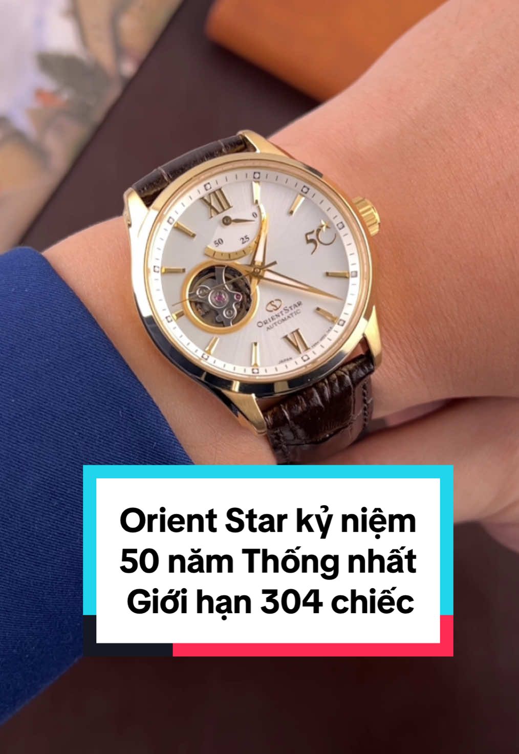 Phiên bản Orient Star kỷ niệm 50 năm Thống nhất Đất Nước (1975-2025). Sản xuất giới hạn 304 chiếc tại Nhật Bản (Made in Japan) #donghonam #donghodep #donghochinhhang #duyanhwatch 