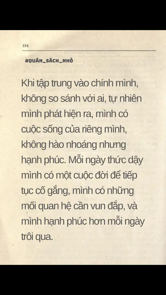 Khi bạn tập trung vào chính mình, người khác sẽ tập trung vào bạn #tudo #tamtrang #truongthanh #quansachnho 