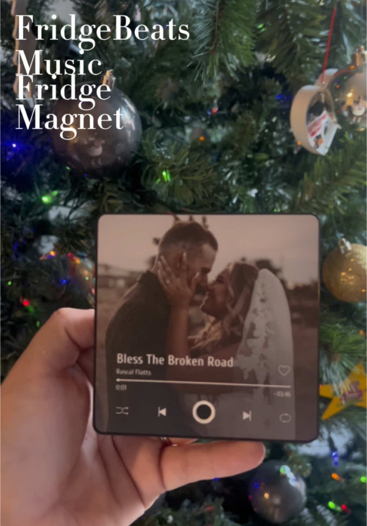 Such a unique gift! I’m so happy I have one to dance with my husband in the kitchen. @custom fridge beats  #Fridgebeats #Fridgemagnet #customizedgift #Christmasgift #Anniversarygift 