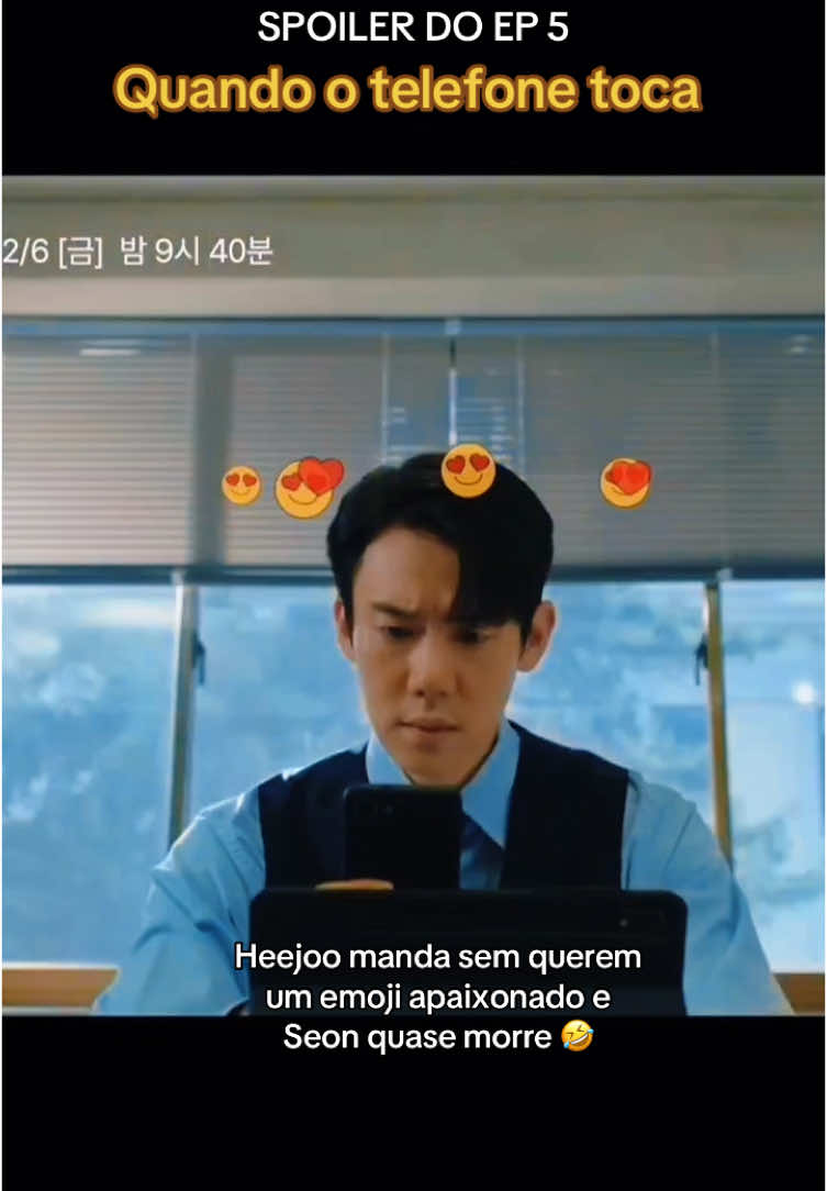 MORRENDO COM ISSO 🤣🤣 #quandootelefonetoca #kdrama #seriecoreana #whenthephonerings #netflix #dorama #CapCut 