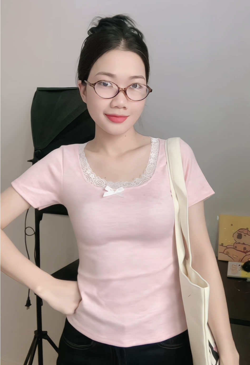 Màu hồng pastel này iu cực  #yfp #xuhuong #aophong #review #vitmacgi68 