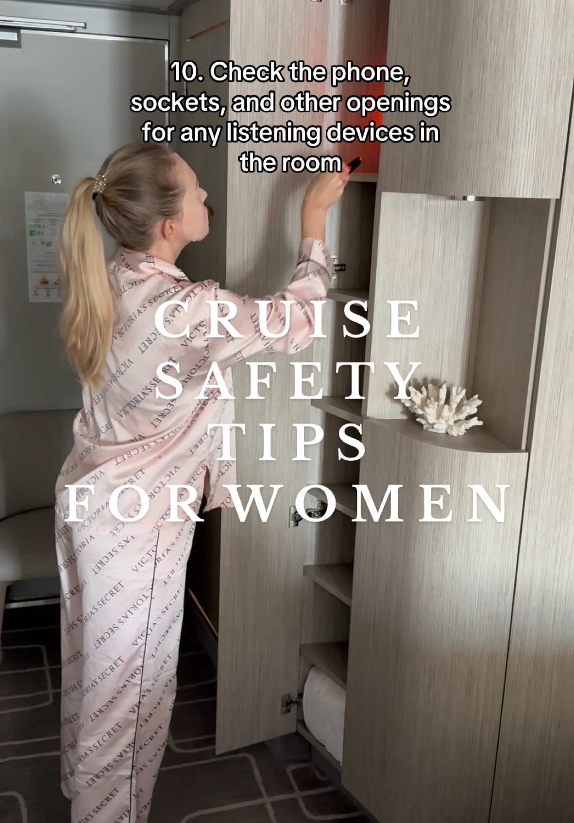 Safety first! 🌊⚓️ While on a cruise, it’s important to take precautions to feel secure. Sharing the measures I use to stay safe and confident. 💡 #WomenSafety #CruiseSafety #TravelTips #StaySafe #SoloTravel #TravelSmart #SafetyTips #PersonalSafety #VacationSafety #TravelConfidently #safetyfirst #cruisesafetytips #womensafetytips  