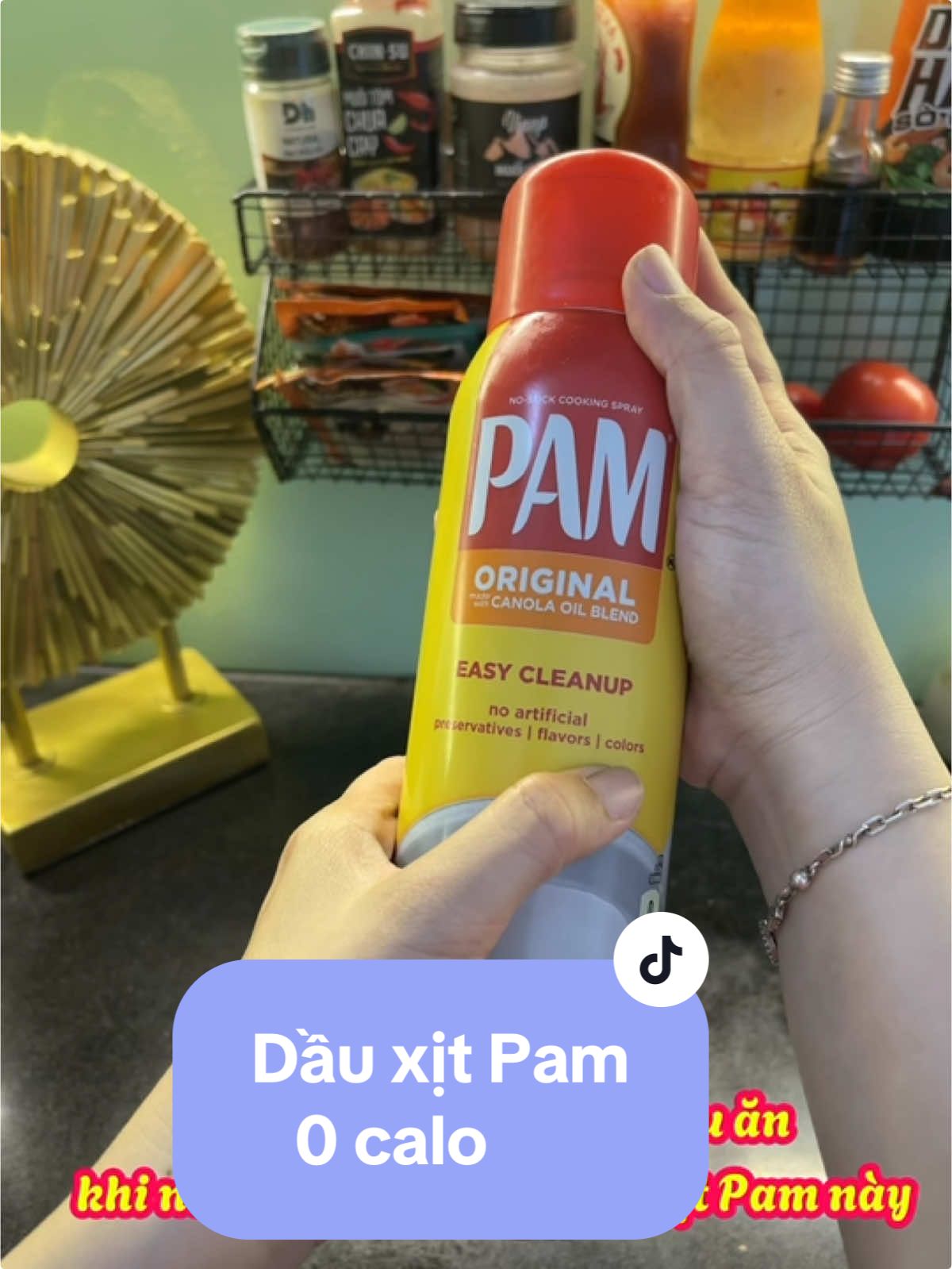 Dầu xịt Pam o calo#dauxitpam0calo #dauxitpam #eatclean #bahoangflopreview 