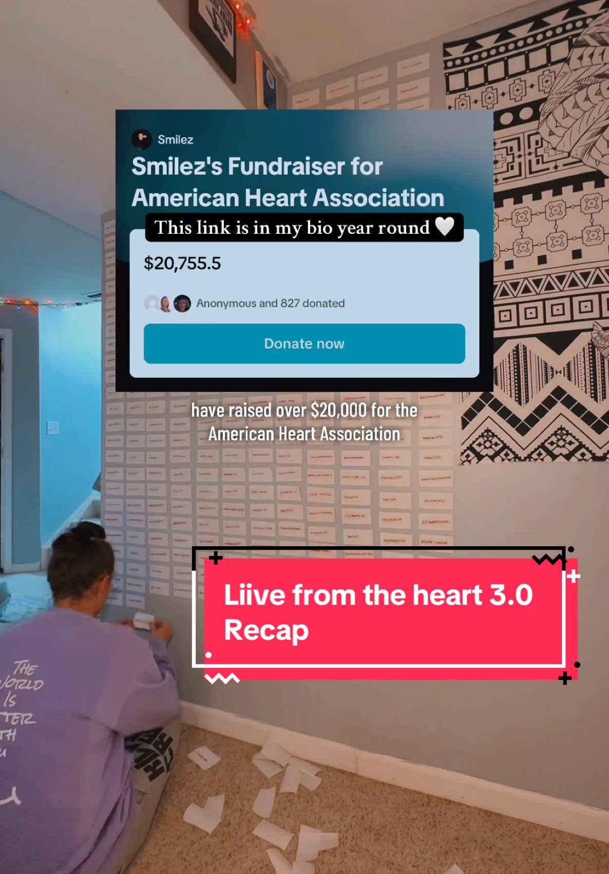 Thank you guys for always showing up and showing out! You all are incredible ♥️ and oh… did i mention that if we hit another 2k by friday, @𝗞♦️𝗬 𝗝𝗘𝗟𝗟𝗬 said she’d get a tattoo 👀 #dancingwithshannon #liivefromtheheart @American Heart 