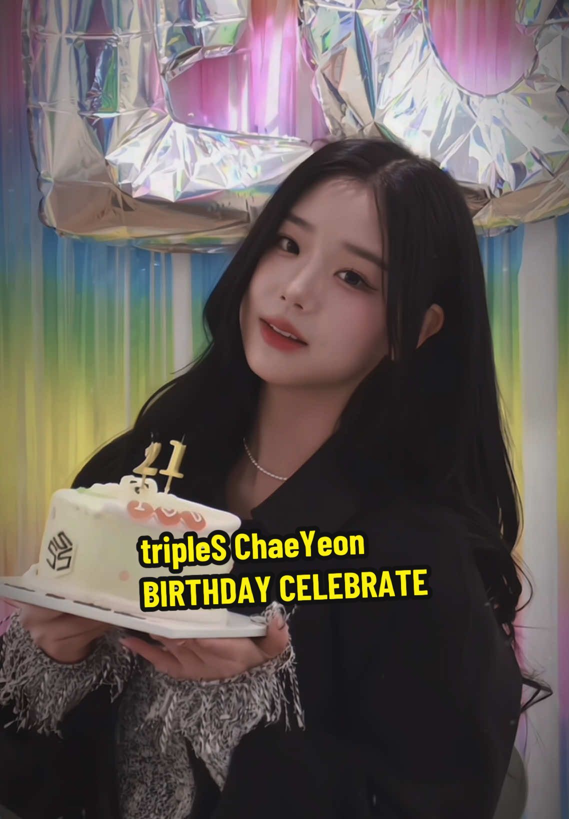 tripleS ChaeYeon Birthday Celebrate (cam by carvajal) #kimchaeyeon #tripleS #트리플에스 #birthday #foryoupage❤️❤️ 