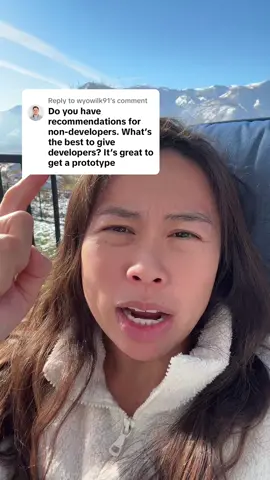 Replying to @wyowilk91 advice for non-developers: prototype your app with AI tools like Lovable.dev and Bolt.new, go through lots of iterations, cut out unnecessary features, and keep improving it until the app feels good. Then hand off to dev to help w/ backend if you dont want to learn it yourself (which is totally fine). This will save you $ Thousands in development costs. #ai #apps #saas #entrepreneur #software #prototype #product #lovabledev #boltnew #sabrinaramonov 