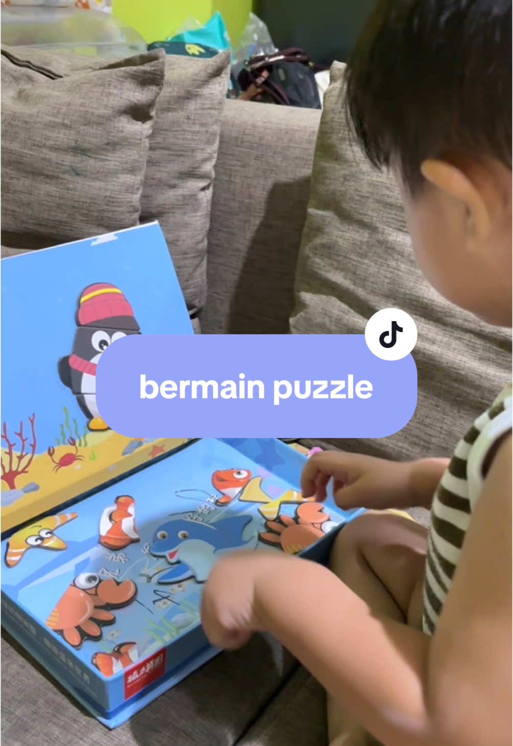 suka banget main puzzle 😍 #bermainpuzzle #ohsomeindonesia #kkv #puzzle