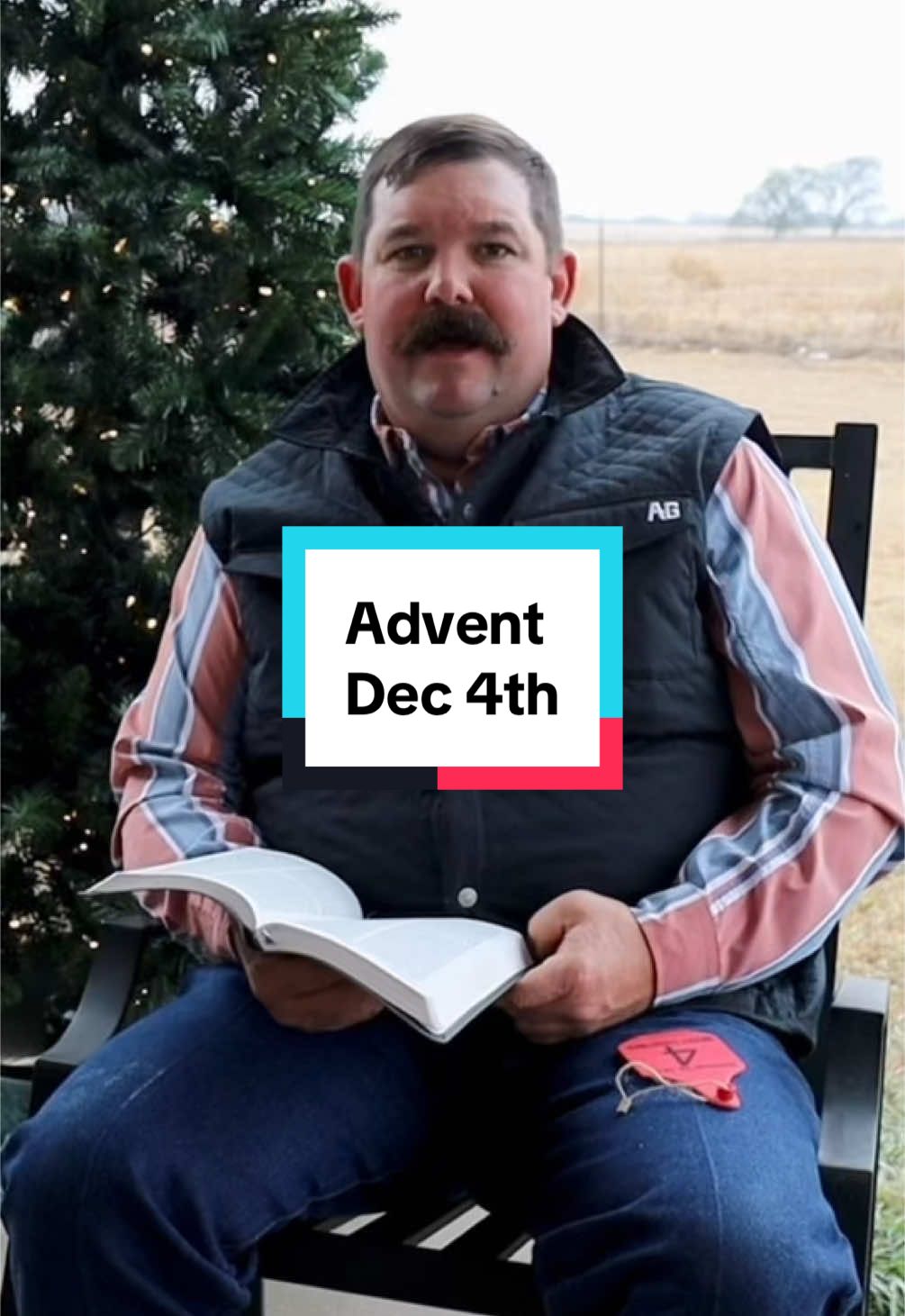 JOIN US FOR ADVENT! Dec 4th - Jeremiah 33:14-16 #Advent #Bar7Advent #AdventEarTags #Bar7AdventEartags #EartagOrnaments #KeepPrayin #KeepRanchin 