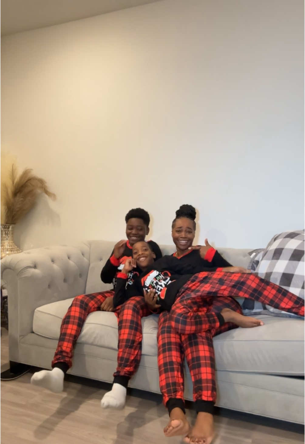 Family fun is everyday however, Christmas makes it a whole lot better. 🥰🤗 #matchingpajamas #christmaspajamas #familytime #familypajamas #christmas #family #fyp