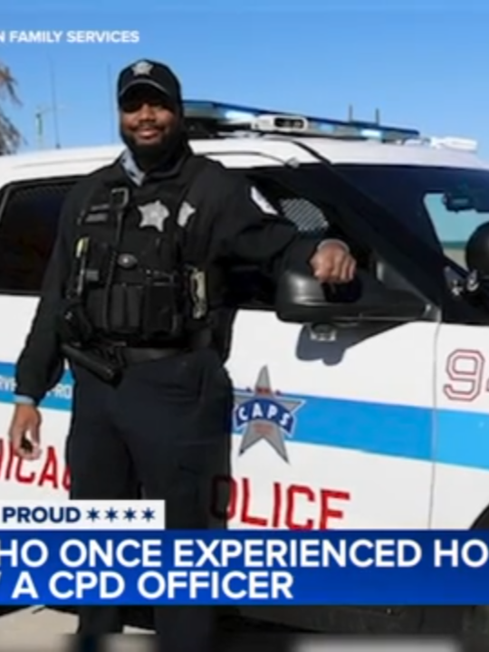 Chicago police Officer Lavelle Schaffer, who was previously unhoused, is now living his dream. He said, 