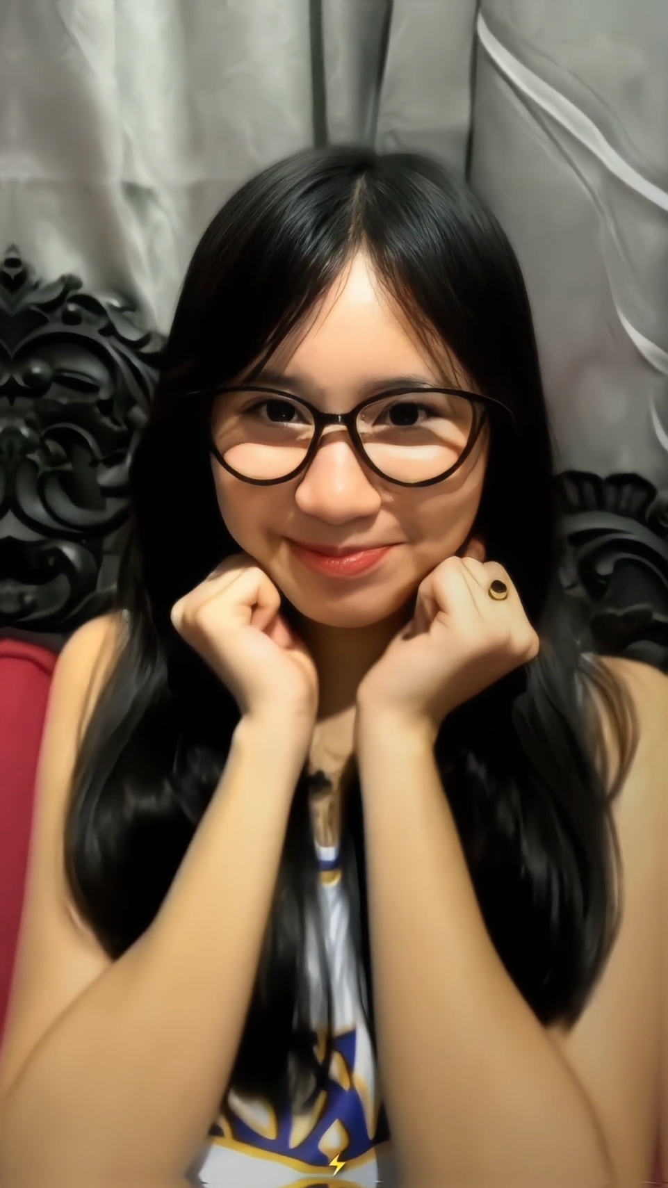 cimut marah😠 #jkt48alya #alyajkt48 #poyangracing  preset • @Zurooprst 