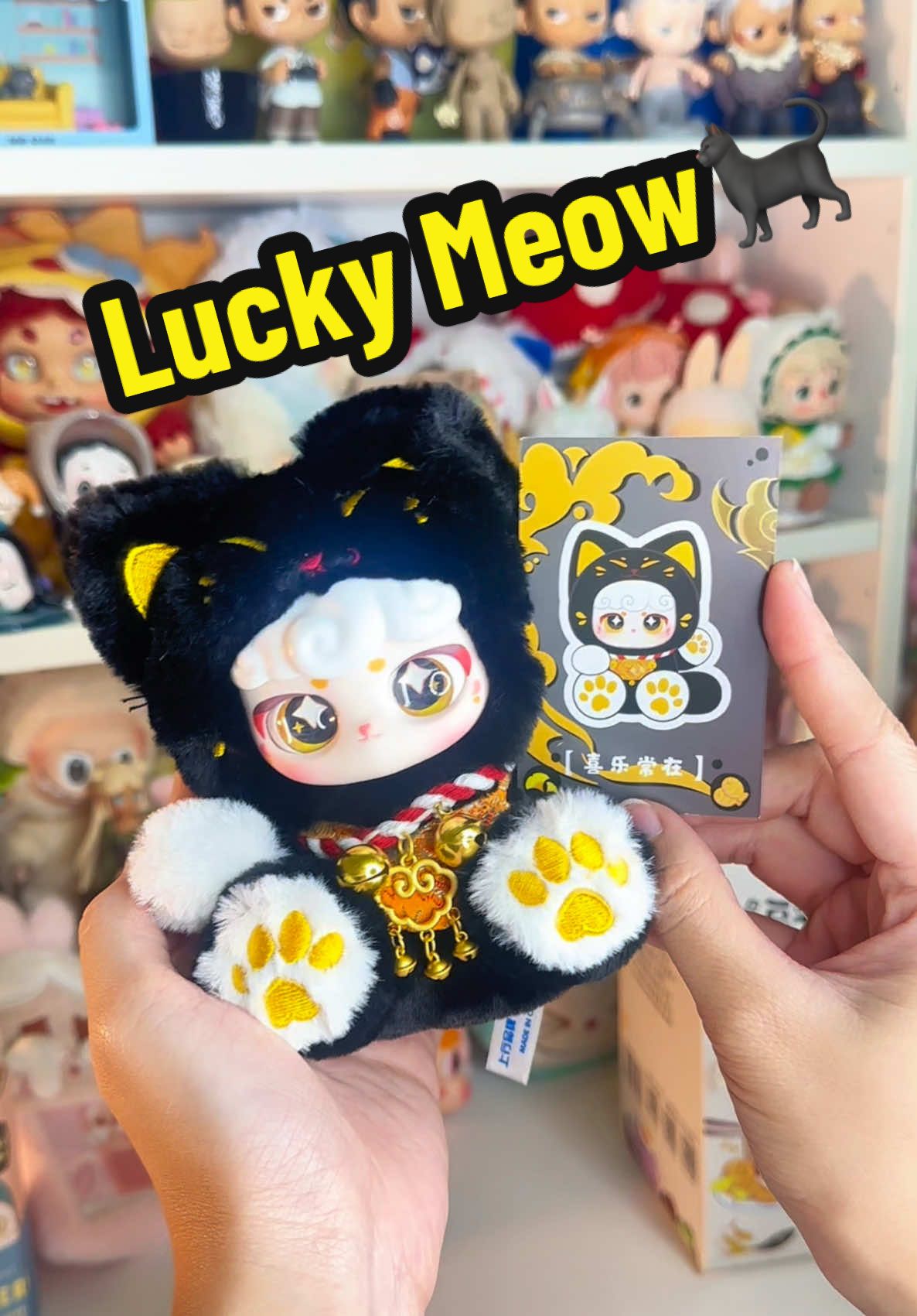 ᯾ #ช่วงจุ่มไปเรื่อยกับโดนัท 🍩 วันนี้เรากลับมาจุ่มม ยัย Lucky Meow🐈‍⬛กันนค่าา ถึงจะไม่ได้สีที่อยากได้ก็แฮปปี้มากกก เพราะได้ซีมาาา🫡🥹🩵แนะนำว่าทุกคนไปจุ่มม ป้ายยาาาาา✅✅ #arttoy #unboxing #blindbox #blindboxunboxing #fyp #แกะกล่องสุ่ม #luckymeow #secret #fypdong #fypシ゚ #foryoupage #cat #kitten #แกะกล่องจุ่ม 