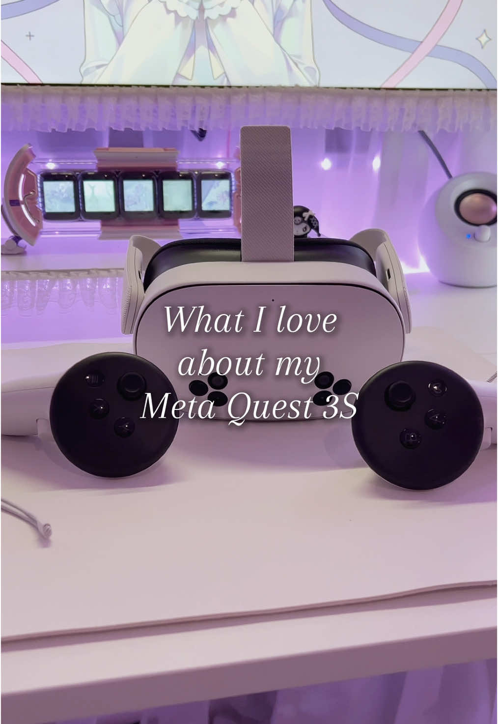 if you cant tell i love her 🫶 Save 20% off Meta Quest games/apps and receive $60 Quest cash store credit on Meta Quest Headset purchases via my affiliate link 💕 @Meta Quest  #giftedbymeta #questaffiliate #pctour #gifted #cutepc #vrchat #vr #pcgaming #gamer #cozygaming #cute #girlysetup #techtok #fleuriistok #fleurisx 