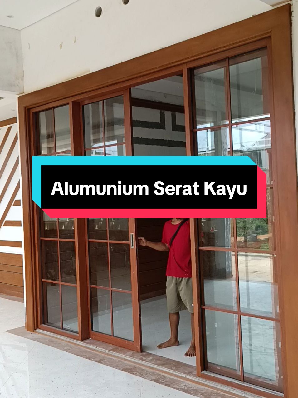 Rekomendasi kusen aluminium  Serat kayu  #estetik #alumunium #rumahminimalis #bekasi #minimalist #minimalist #pintualumunium #fyp #minimalist #tokopedia #pintualumunium #tiktok 