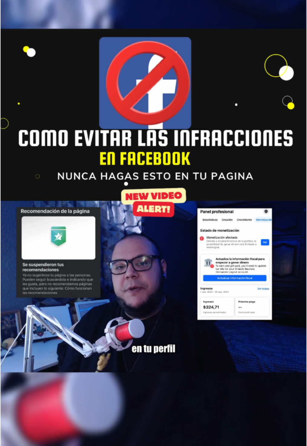 Como evitar las infracciones en facebook. Con esto podras asegurar que tu contenido no sea infraccionado por originalidad y puedas monetizarla de mejor manera. #monetizacion #facebook #creaciondecontenido #monetizacion #amigostreamer #facebookreels 