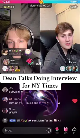 Can’t wait to read!! #dean #parker #fyp #tiktoklive #humbleDEAN #newyork #interview 