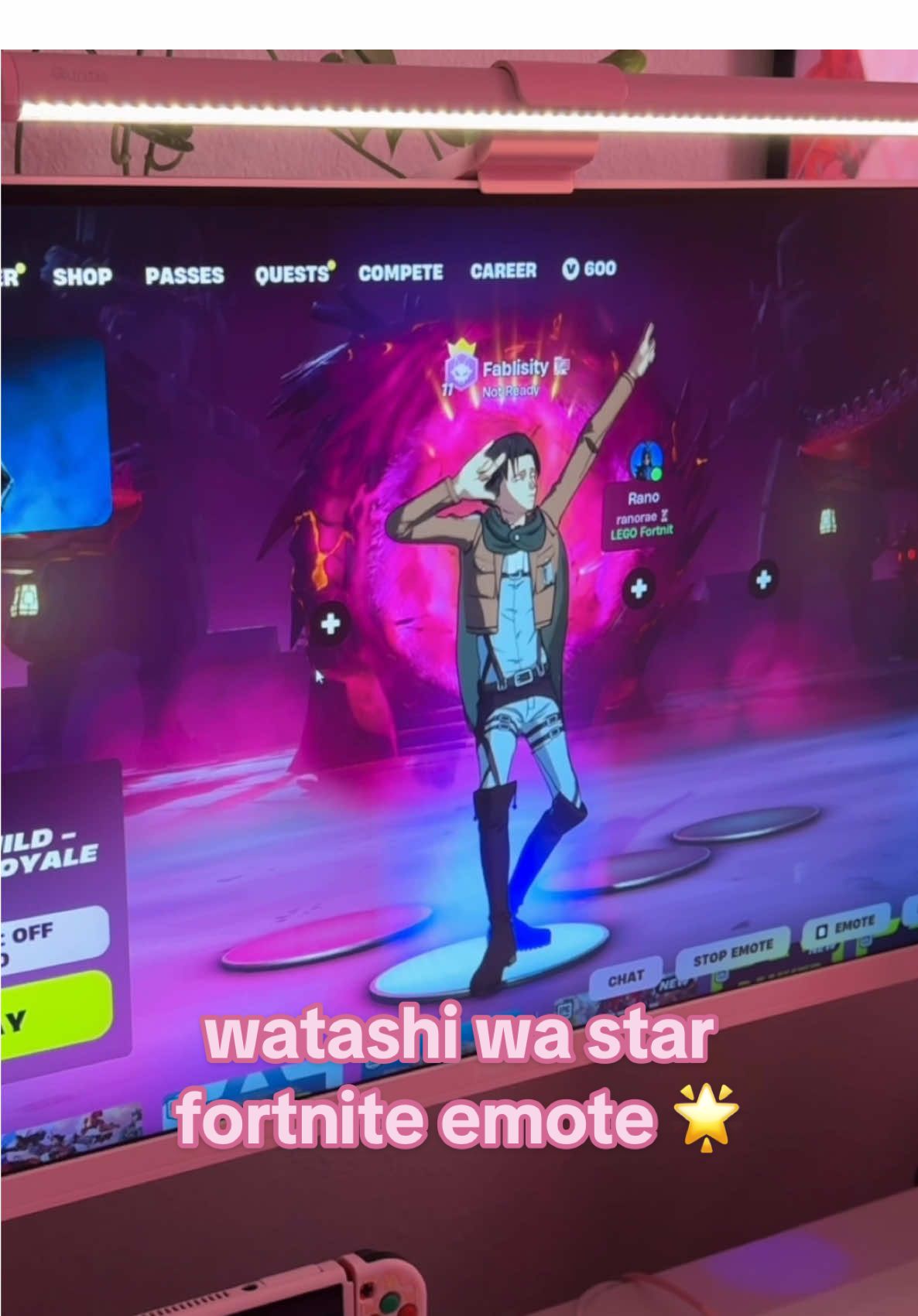 The Fortnite Watashi wa star emote was not on my bingo card for today 😂🌟 still had to run to the item shop and get it… #fortnite #watashiwastar #megantheestallion #watashiwastarfortniteemote #watashiwastarfortnite #meganthestallionfortnite #theviperfortniteemote #fortniteitemshop #fortniteemote #fortnitegamergirl #fortnitegirl 