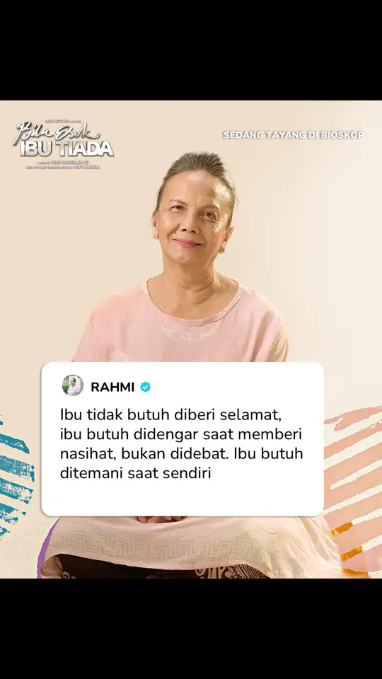 Hargailah ibumu selagi masih ada, karena ketika Ibu sudah tidak ada hanya rindu yang akan menyelimutimu 🧡🥰 Film Bila Esok Ibu Tiada sedang Tayang di Bioskop!! #BilaEsokIbuTiada #DoaIbuMenembusLangit #RayakanselagiAda #LeoPictures #bilaesokibutiadaleopictures #filmbilaesokibutiada #tiktoktainment #shures #surayafilm #malaysia