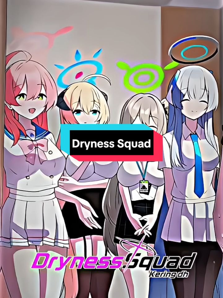 Dryness Squad (Skuad Pengering) Blue Archive Adalah skuad yang beranggotakan 4 orang yakni Urawa Hanako dari Trinity, Wanibuchi Akari dari Gehenna, Izayoi Nonomi dari Abydos, dan Ushio Noa dari Millennium. Skuad ini dibentuk untuk membuat,menyusun,dan merencanakan strategi untuk mengeringkan Senseinya dengan cara yang sangat mengerikan. Dengan pemimpinnya yakni Urawa Hanako yang memiliki kecerdasan dan penampilan yang luar biasa,mereka telah berhasil menjebak Sensei dengan rencana yang sangat tersusun rapi dan tidak disangka-sangka.