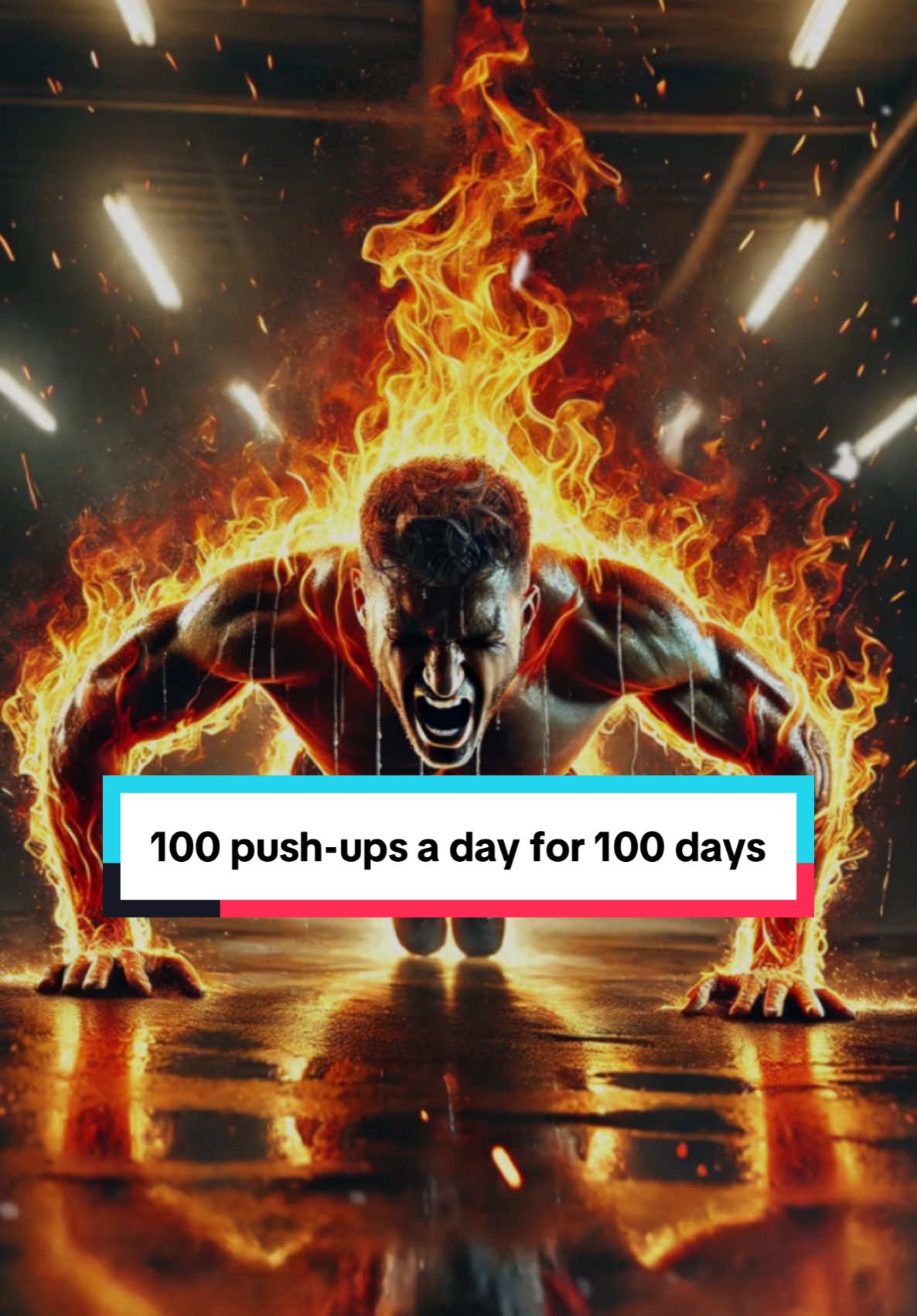 100 pushups a day for 100 days challenge #creatorsearchinsights #pushups #workoutroutine 