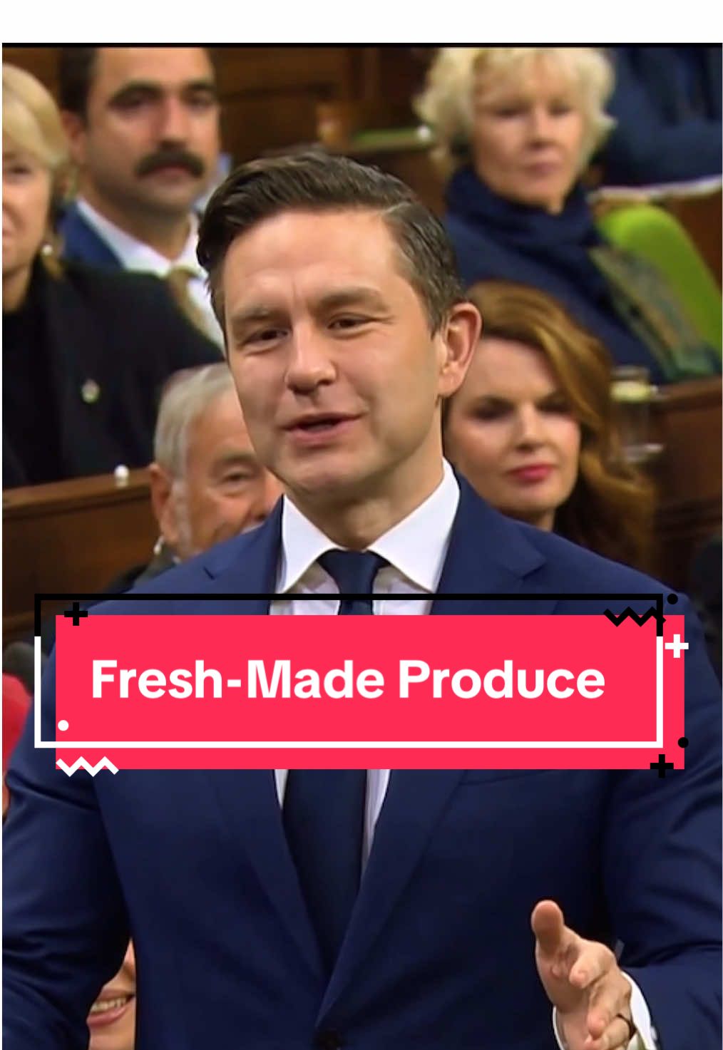 Fresh-Made Produce #canada #politics #pierrepoilievre #justintrudeau #fyp 