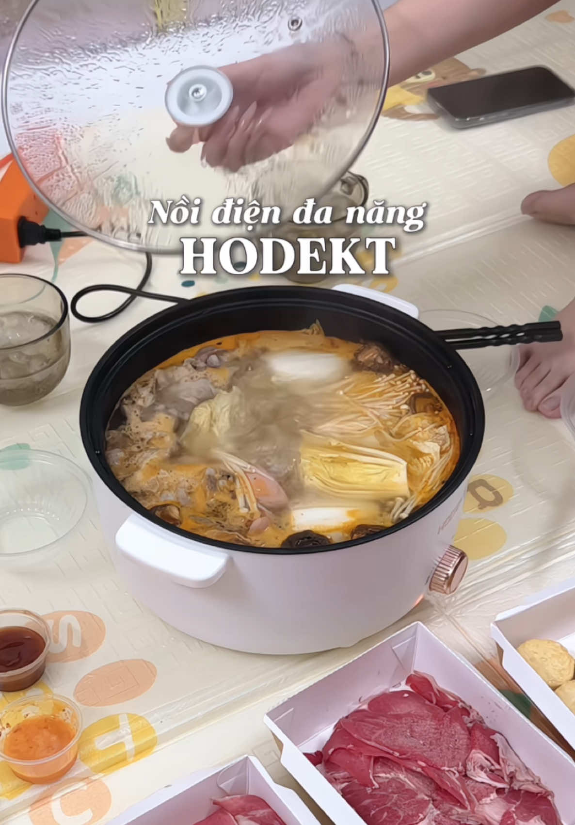 Nồi lẩu điện đa năng siu tiện, mùa đông chăm ăn lẩu lun 😁😁 #noidiendanang #hodekt #dogiadung #giadinh #review #minnriviu #muataitiktok 