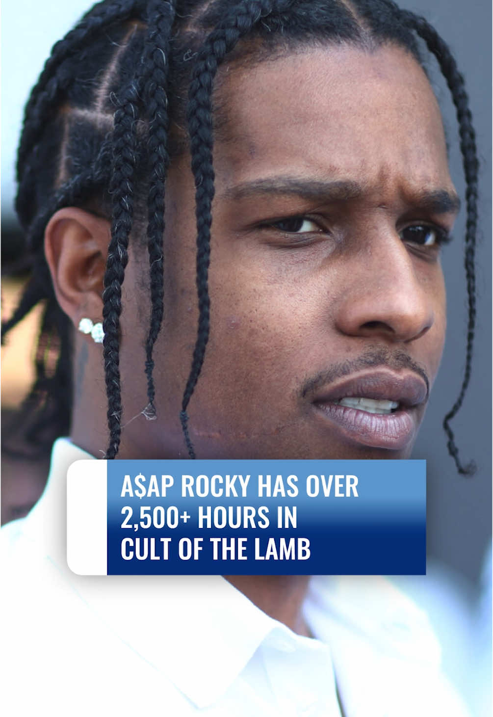 Screenshots of the Steam account for hip-hop star A$AP Rocky are going viral on social media after fans discovered the rapper has spent more than 2,500 hours playing action indie videogame “Cult of the Lamb”. Watch now. #fyp 