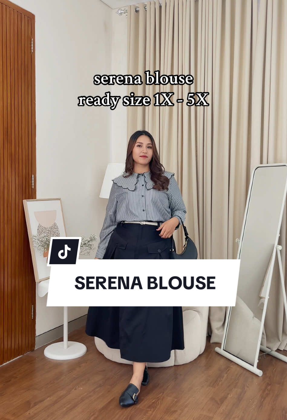 wajib koleksi semua warnanya serena blouse😍 #bigissimo #foryou #fypシ #racuntiktok #ootdbigsize #ootdjumbo #ootdwanita #atasanbigsize #blousejumbo 