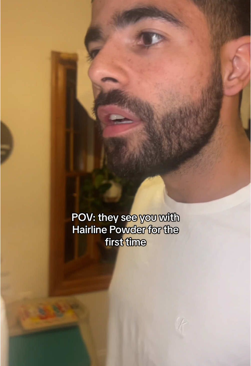 This is your sign to buy Hairline Powder for the men in your life 🫶 #boldify #hairlinepowder #hairhack #barber #malehairstylist #hairtok #giftguide #