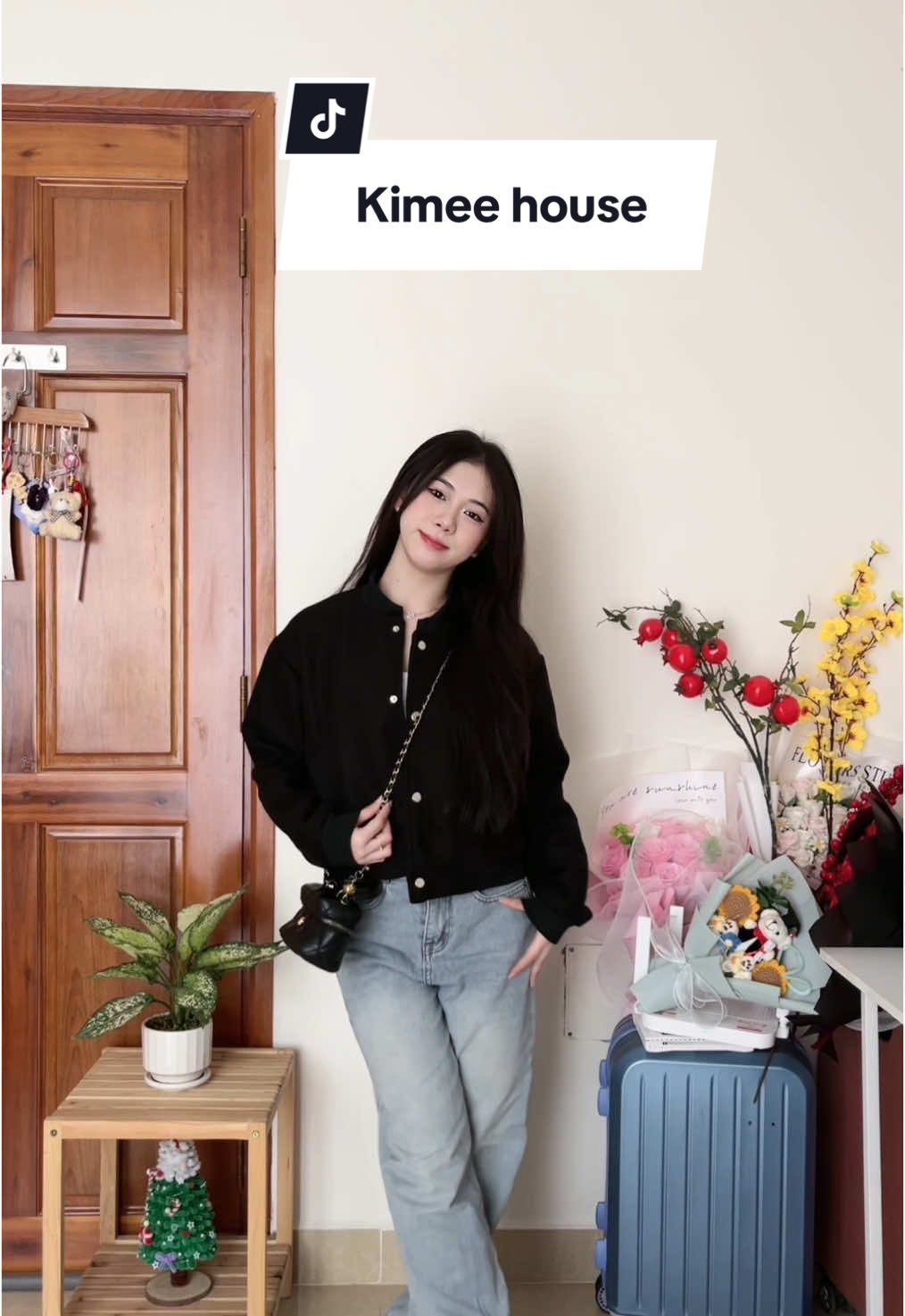 Lại là một em áo dễ phối đồ đâyy các mom ơii👉🏻🛒 #reviewquanao #xuhuong #dotet #tetmacgi #outfitcheck #phoidoxinh #kimeehouse #aobomber 