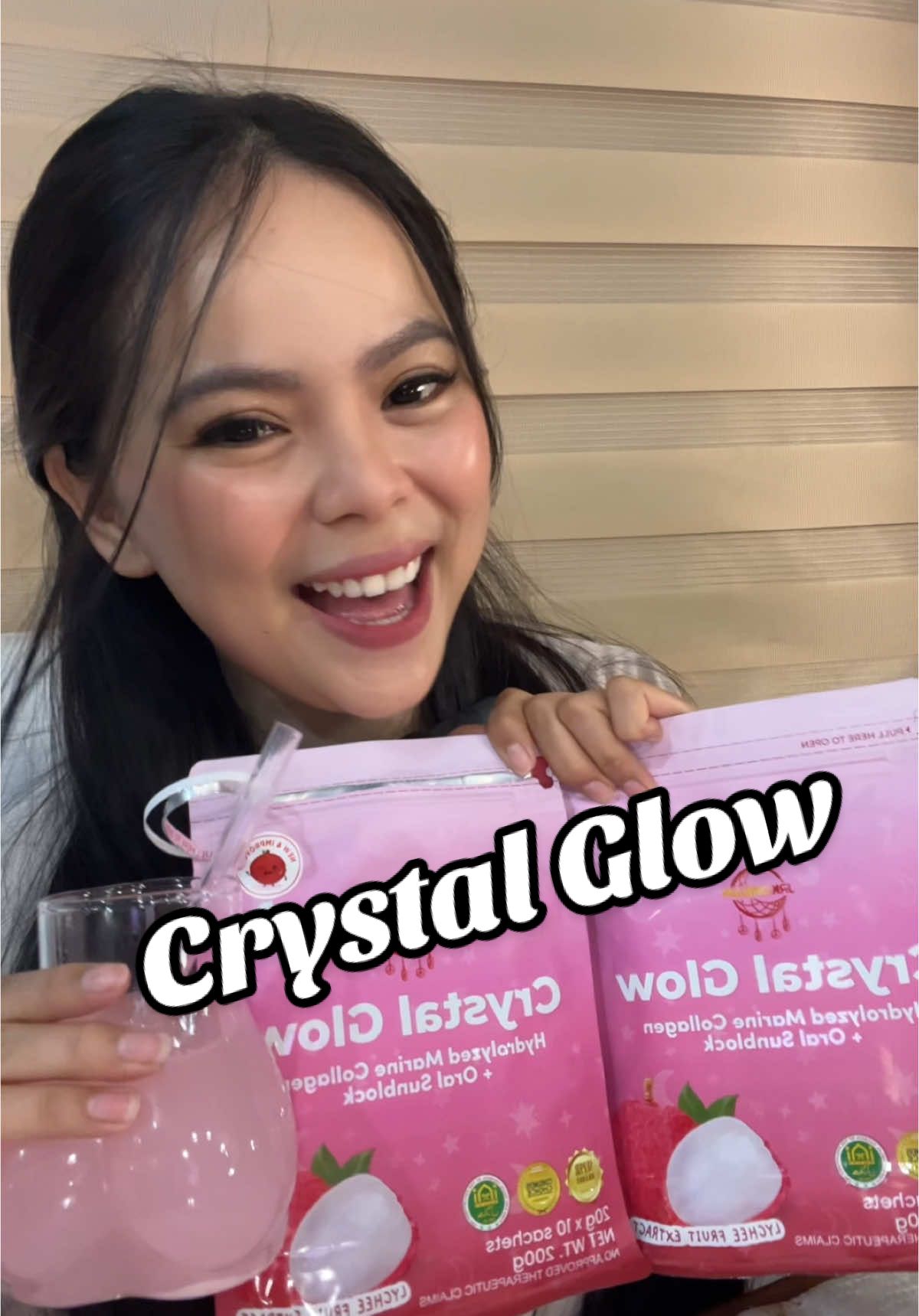 literal na walang glow kapag hindi naka inom ng crystal glow kaya hindi pwedeng hindi mag rerestock! 😅 See you on Dec 10, 9-11PM!  Register na kayo sa live event ❤️  #crystalglow #crystalglowcollagendrink #collagendrink #jrkdream #fyp #fyppppppppppppppppppppppp #mrstulon 