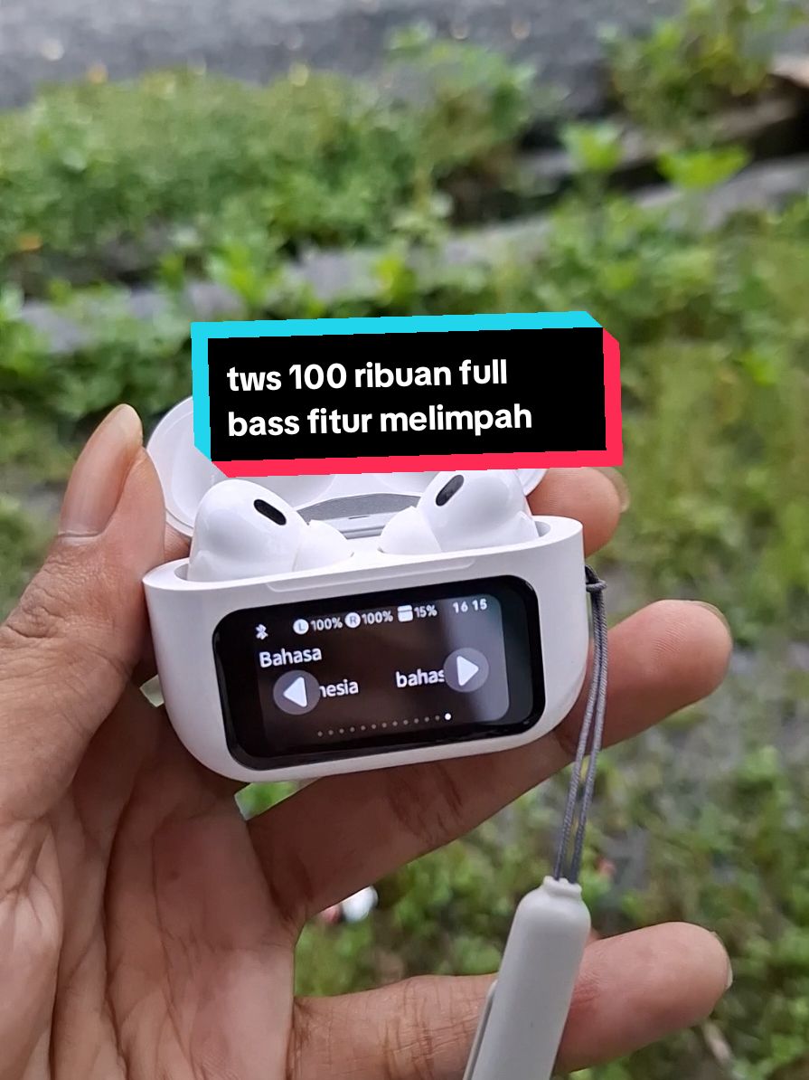 tws bluetooth LCD fullbass kualitas suara mantap #tws #twsbluetooth #twsmurah #twslayarsentuh #twsa9pro 