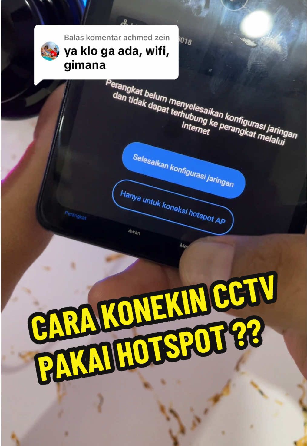 Membalas @achmed zein Gak perlu khawatir kalau belum ada wifi😉 #cctvv380pro #cctv #cctvcamera #securitycamera #cctvbohlam 