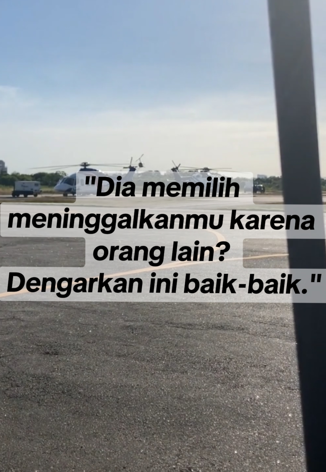 Dia memilih meninggalkanmu karena orang lain? Dengarkan ini baik-baik.