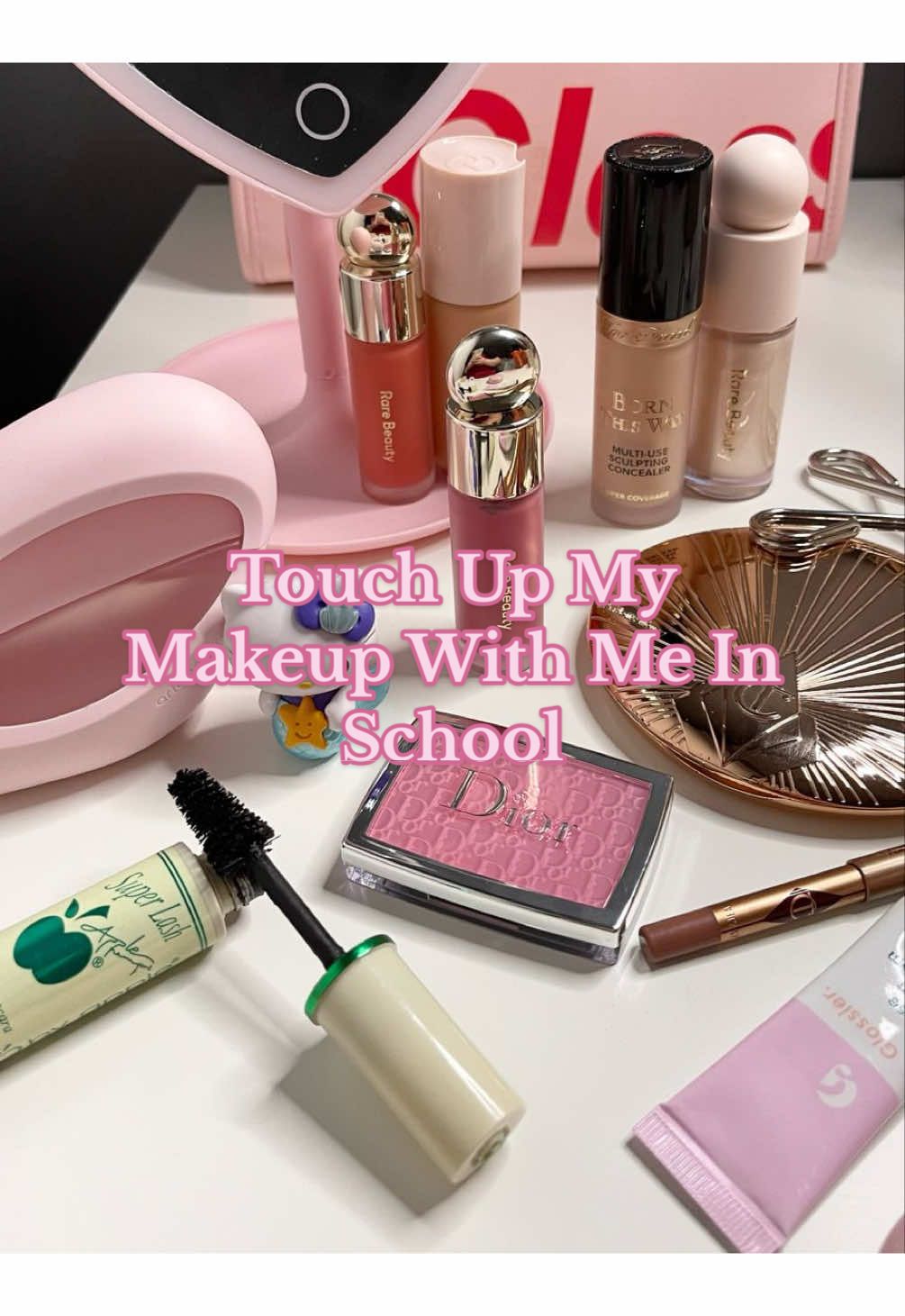 #fyp #relatable #viralvideo #grwm #makeup #touchup #school 