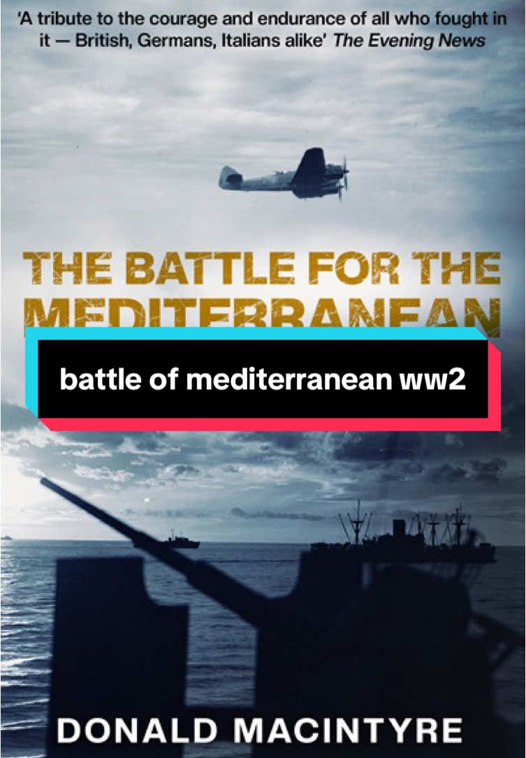 Battle of the Mediterranean ยุทธนาวีทะเลเมดิเตอร์เรเนียน🇬🇧🇮🇹🇩🇪🇺🇸🇫🇷 ใช้เรียกการรบทางเรือที่ต่อสู้ในทะเลเมดิเตอร์เรเนียนในช่วงสงครามโลกครั้งที่ 2ตั้งแต่วันที่ 10 มิถุนายน พ.ศ. 2483 ถึงวันที่ 2 พฤษภาคม พ.ศ. 2488 โดยส่วนใหญ่แล้ว การสู้รบเกิดขึ้นระหว่างกองทัพเรืออิตาลี ( Regia Marina ) ซึ่งได้รับการสนับสนุนจากกองทัพเรือและกองทัพอากาศฝ่ายอักษะ อื่นๆ กองทัพเรือนาซีเยอรมนีและกองทัพวิชีฝรั่งเศสและกองทัพเรืออังกฤษ ซึ่ง ได้รับการสนับสนุนจากกองทัพเรือฝ่ายพันธมิตรอื่นๆ เช่นกองทัพเรือออสเตรเลียเนเธอร์แลนด์โปแลนด์และกรีซ หน่วยทหารเรือและทหารอากาศของอเมริกาเข้าร่วมกับฝ่ายสัมพันธมิตรเมื่อวันที่ 8 พฤศจิกายน ค.ศ. 1942 กองกำลังฝรั่งเศสวิชีได้ทำลายกองเรือส่วนใหญ่ของตนเมื่อวันที่ 27 พฤศจิกายน ค.ศ. 1942 เพื่อป้องกันไม่ให้เยอรมันเข้ายึดกองเรือได้ ในช่วงที่เป็นส่วนหนึ่งของการสงบศึกที่คาสซิบิเลในเดือนกันยายน ค.ศ. 1943 กองทัพเรืออิตาลีส่วนใหญ่ได้กลายมาเป็นกองทัพเรือร่วมสงครามของอิตาลีและต่อสู้เคียงข้างฝ่ายสัมพันธมิตร แต่ละฝ่ายมีเป้าหมายร่วมกันสามประการในการรบครั้งนี้ เป้าหมายแรกคือการโจมตีเส้นทางส่งกำลังบำรุงของอีกฝ่าย เป้าหมายที่สองคือการรักษาเส้นทางส่งกำลังบำรุงให้กองทัพของตนเองในแอฟริกาเหนือ เปิดอยู่ เป้าหมายที่สามคือการทำลายความสามารถของกองทัพเรือฝ่ายตรงข้ามในการทำสงครามทางทะเล นอกพื้นที่มหาสมุทรแปซิฟิกทะเลเมดิเตอร์เรเนียนเป็นพื้นที่ที่มีการทำสงครามทางเรือแบบเดิมมากที่สุดในระหว่างสงคราม โดยเฉพาะอย่างยิ่ง กองกำลังฝ่ายพันธมิตรต้องดิ้นรนเพื่อส่งกำลังบำรุงและรักษาฐานทัพเรือและฐานทัพอากาศที่สำคัญของมอลตาเอา ไว้ เมื่อถึงเวลาสงบศึกที่ Cassibileเรือ เรือดำน้ำ และเครื่องบินของอิตาลีได้จมเรือรบผิวน้ำของฝ่ายพันธมิตรรวม 145,800 ตัน ในขณะที่กองกำลังเยอรมันจม 169,700 ตัน รวมเป็น 315,500 ตัน ฝ่ายพันธมิตรสูญเสียเรือรบ 76 ลำและเรือดำน้ำ 46 ลำ ฝ่ายพันธมิตรจมเรือรบอิตาลี 83 ลำ รวมเป็น 195,100 ตัน (161,200 ตันโดยจักรวรรดิอังกฤษและ 33,900 ตันโดยอเมริกา) และเรือดำน้ำ 83 ลำการสูญเสียของเยอรมันในทะเลเมดิเตอร์เรเนียนตั้งแต่เริ่มต้นการรณรงค์จนถึงสิ้นสุดคือเรือรบ 17 ลำและเรือดำน้ำ 68 ลำ #ww2history #battleofmediterranean #royalnavy#ltalianroyalnavy#kriegsmarine #usnavy#armeefrancaise 